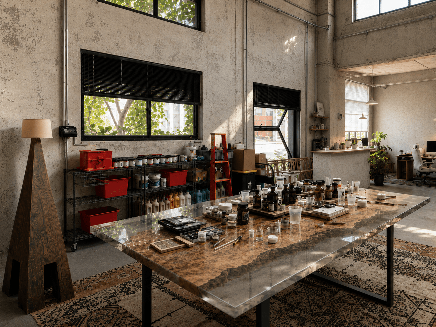The Uminora design and material studio in Hong Kong