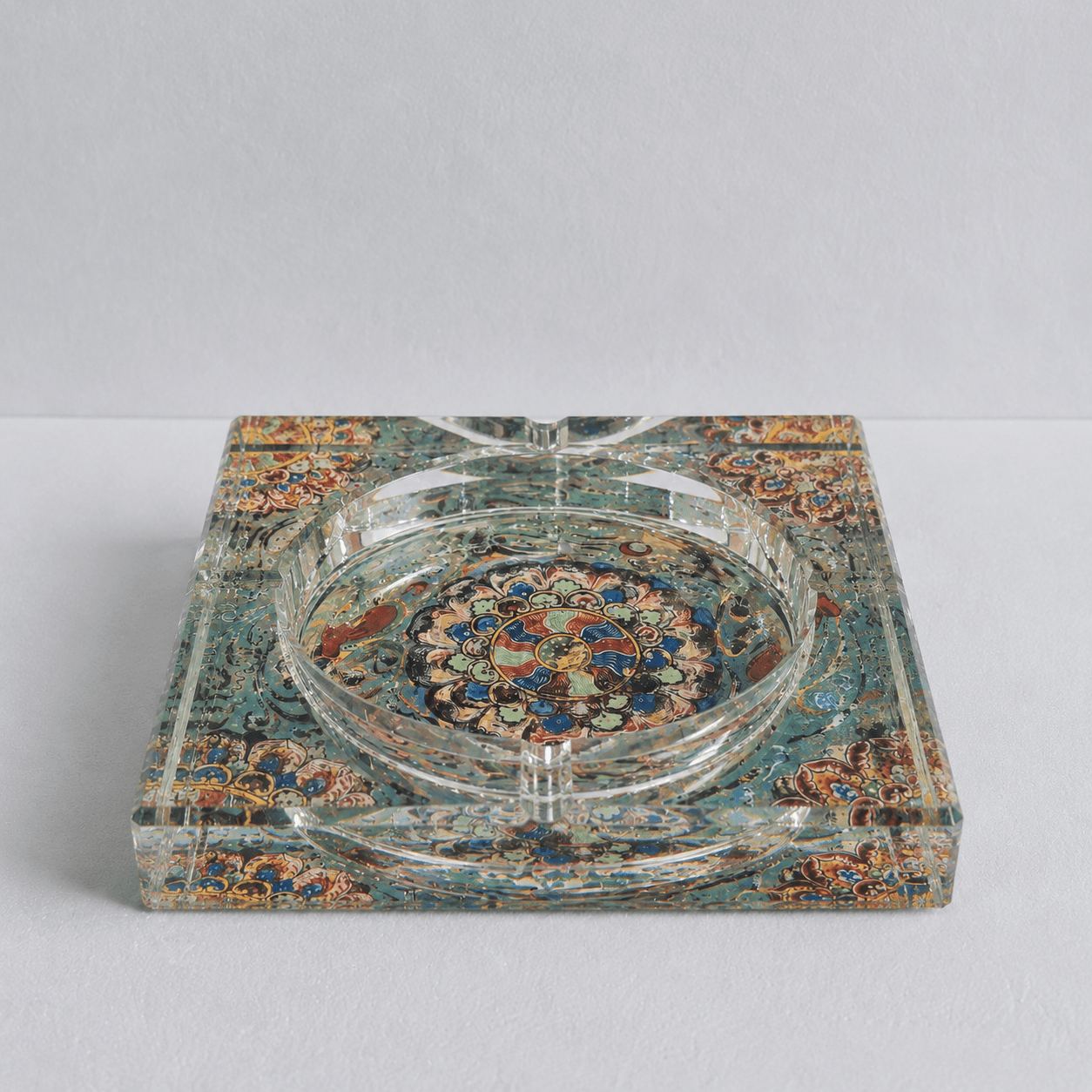 Lotus Caisson Resin Ashtray