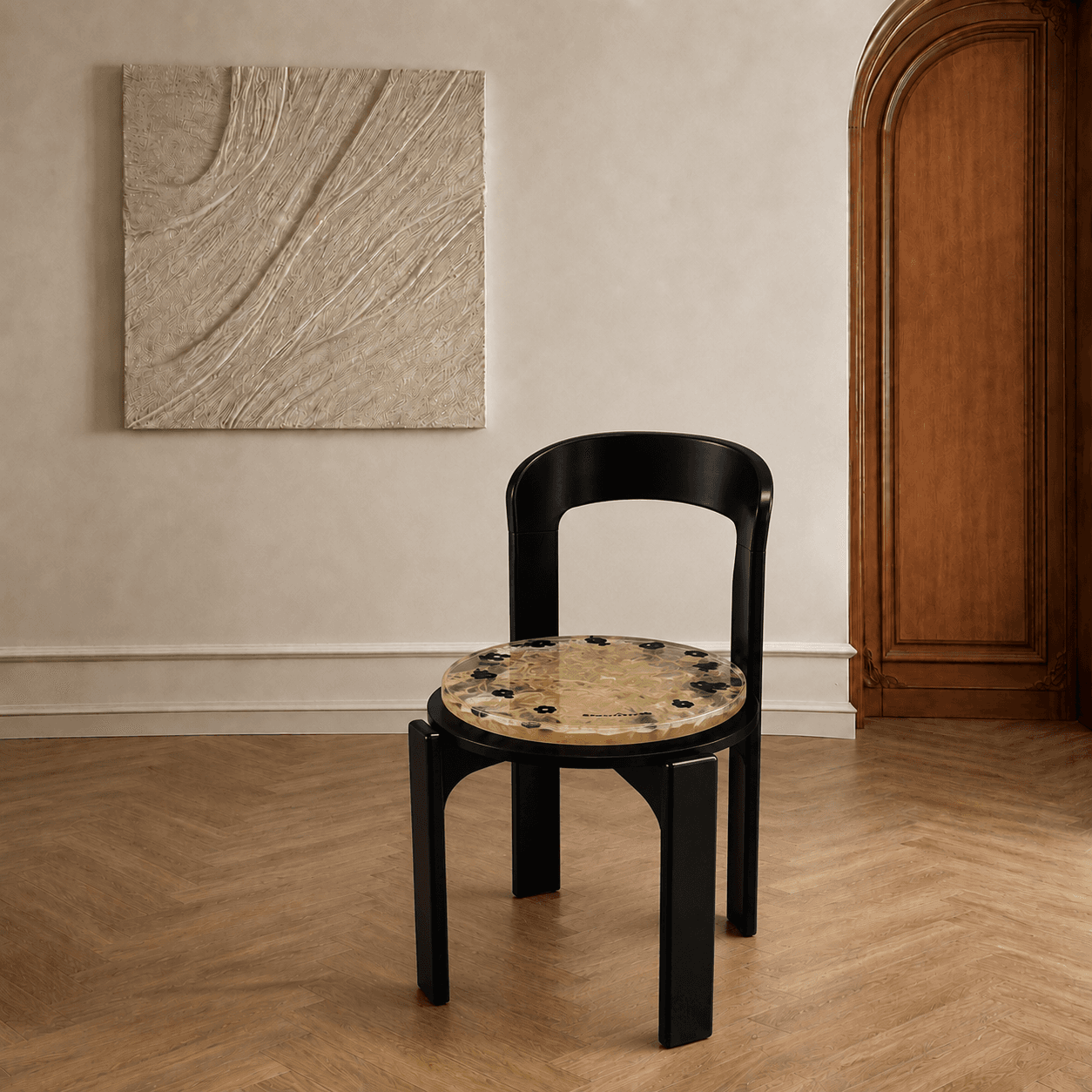 Amber Floral Chair