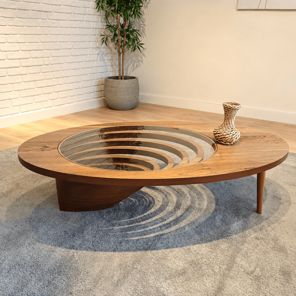 Ripple Solid Wood Table