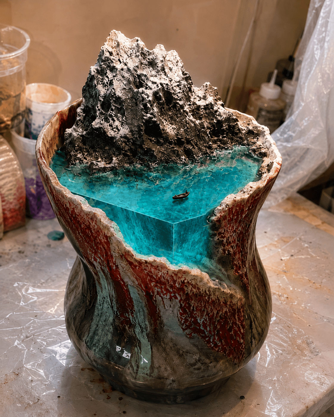 Uminora resin work